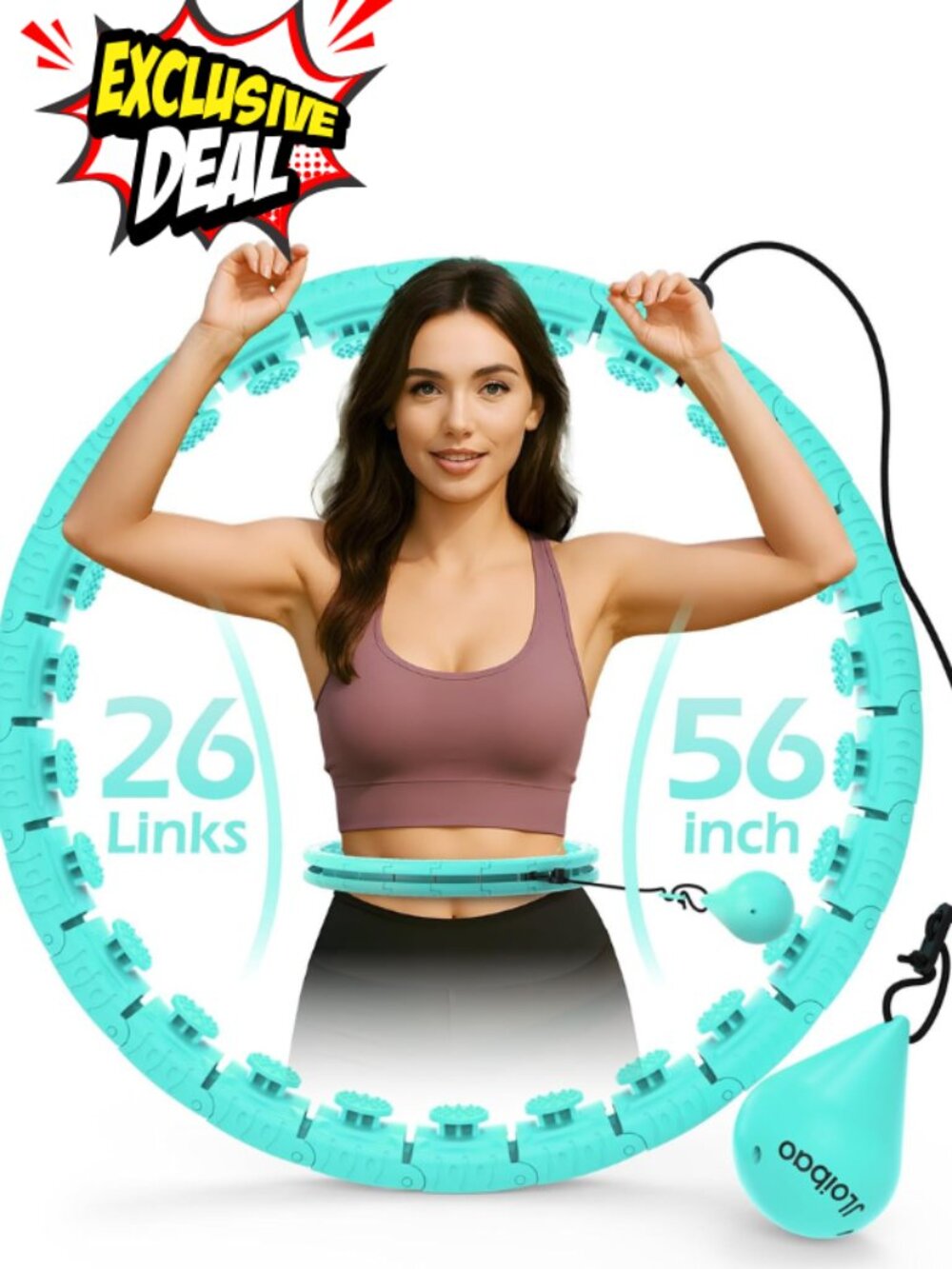 Weighted Hula Hoops for Adults, Smart Infinity Hula Hoops for